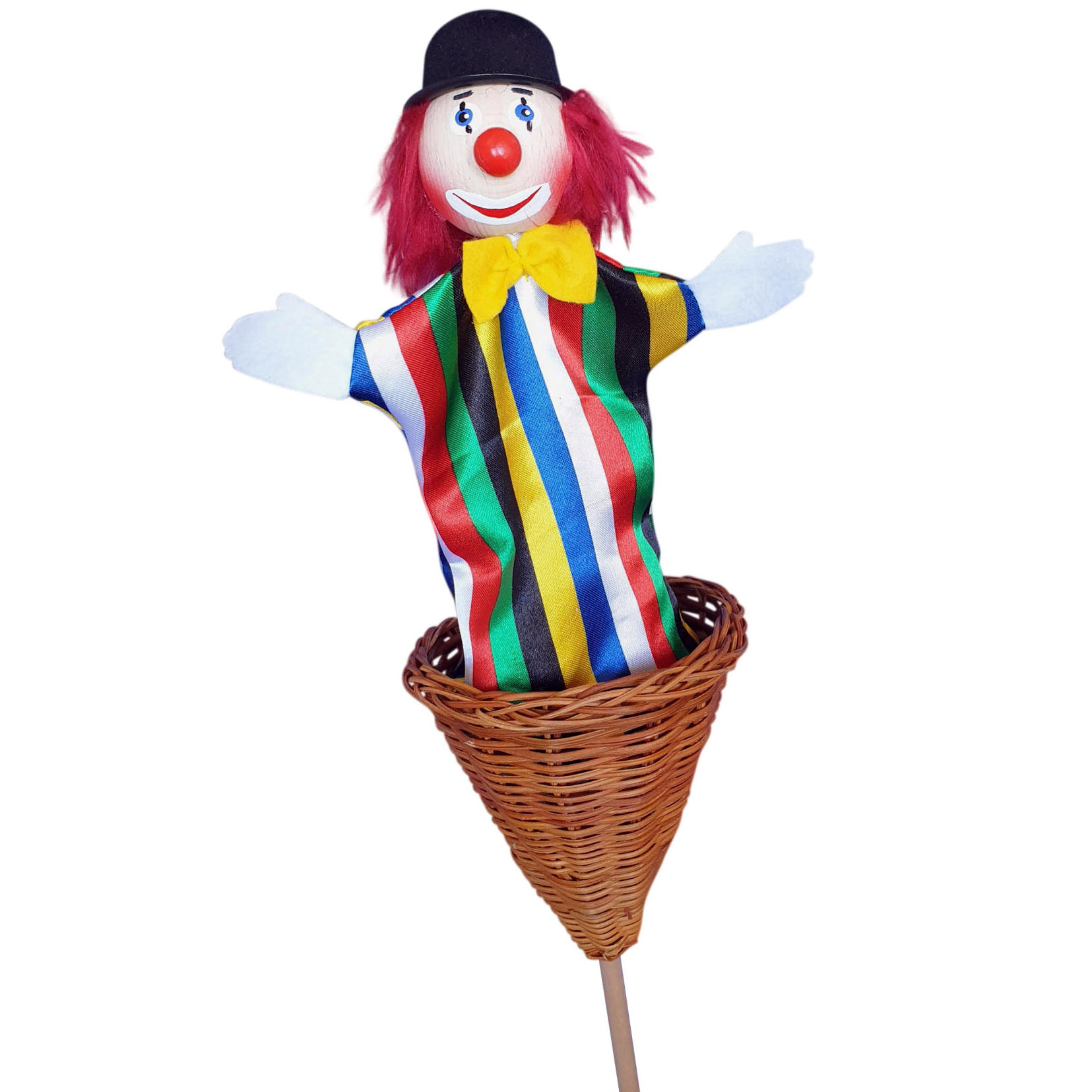 Clown - Korbi - pop-up puppet by KERSA