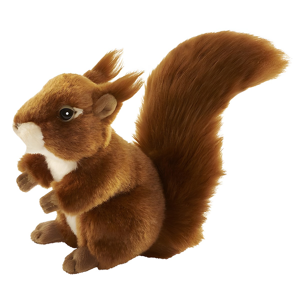 Eichhörnchen Kuscheltier von Anima in Rotbraun mit weißer Brust, Ohrpinseln und großem buschigem Schwanz