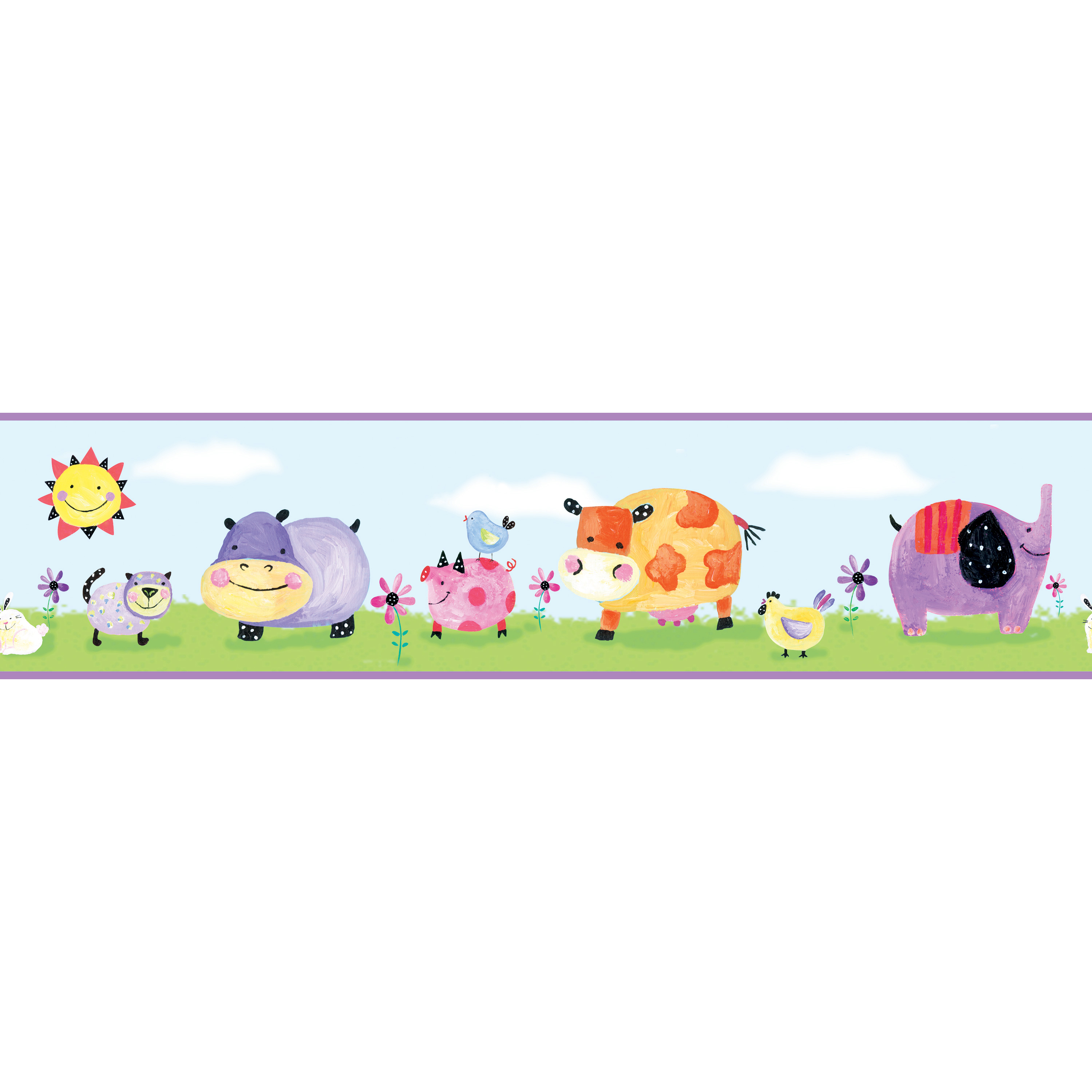 Polka dot piggy border - RoomMates for KiDS - Produktbild 2