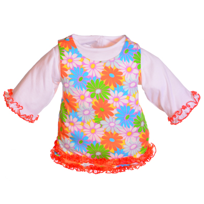 Living Puppets flowered dress (for hand puppets 65 cm)