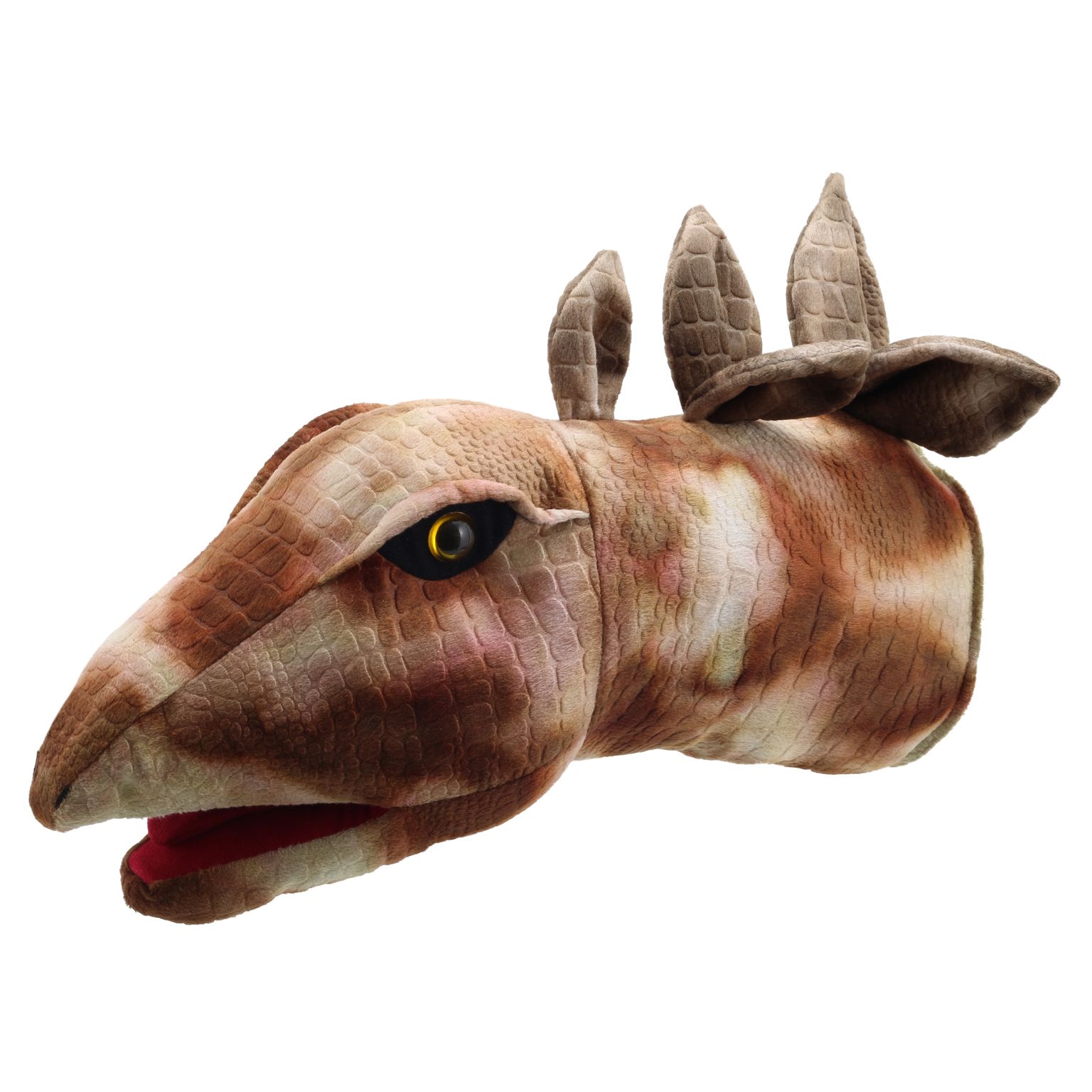 Hand puppet large dinosaur head - Stegosaurus - Puppet Company