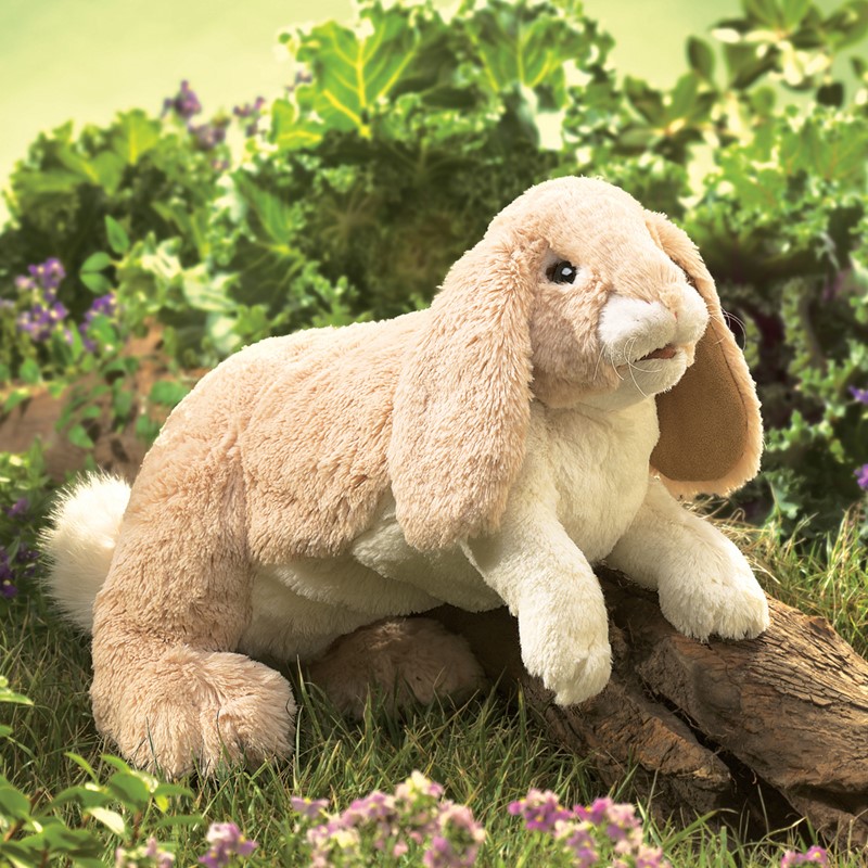 Folkmanis Floppy Bunny Hand Puppet Folkmanis Floppy Bunny Hand Puppet - Produktbild 2
