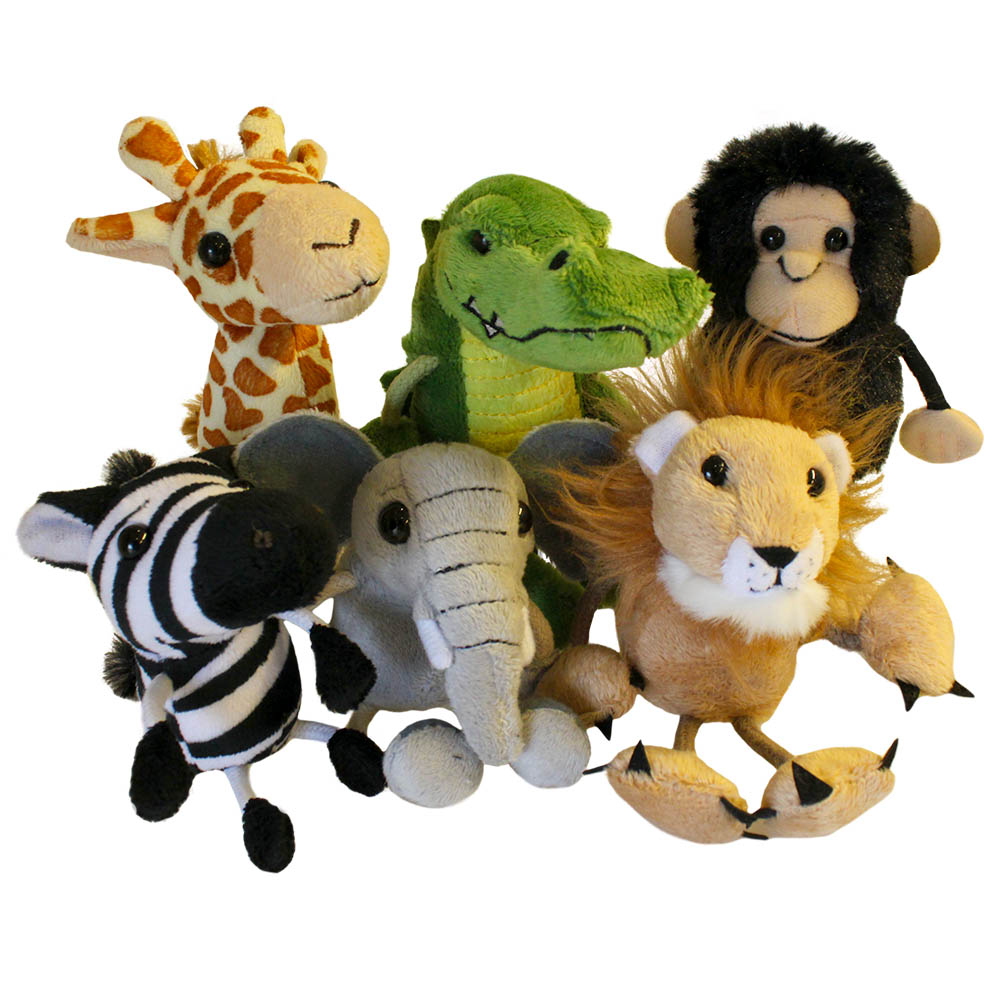 Afrikanische Wildtiere Fingerpuppen Set - Puppet Company Afrikanische Wildtiere Fingerpuppen Set - Puppet Company
