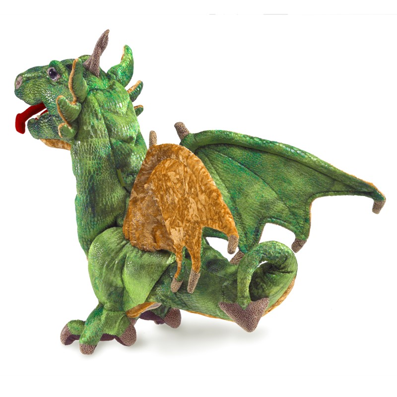 Folkmanis Handpuppe Lindwurm-Drache Folkmanis Handpuppe Lindwurm-Drache - Produktbild 2