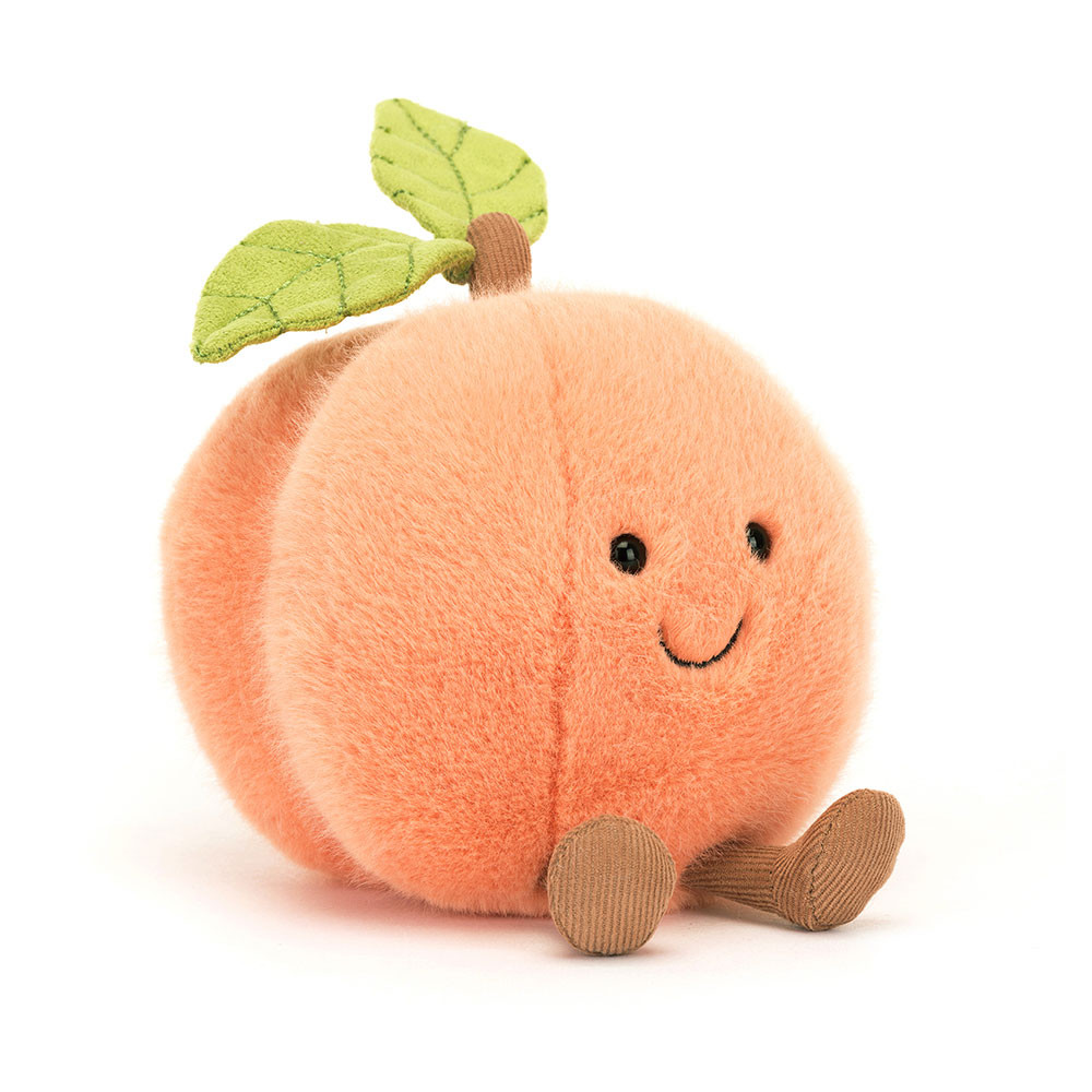 Jellycat Amuseables Peach Small, - Plüschfigur Pfirsich Jellycat Amuseables Peach Small, - Plüschfigur Pfirsich