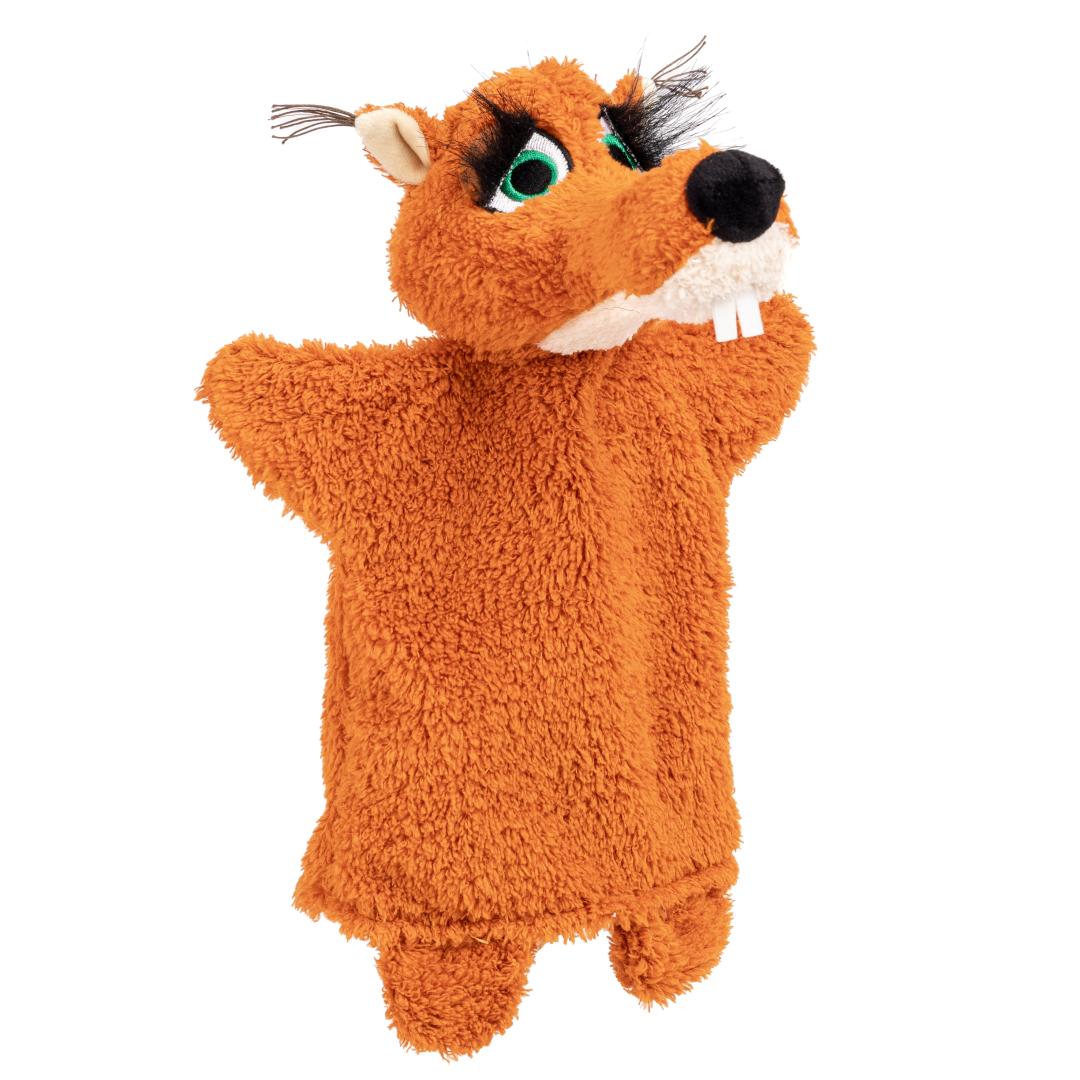 Hand puppet squirrel, crazy - Czech handicraft