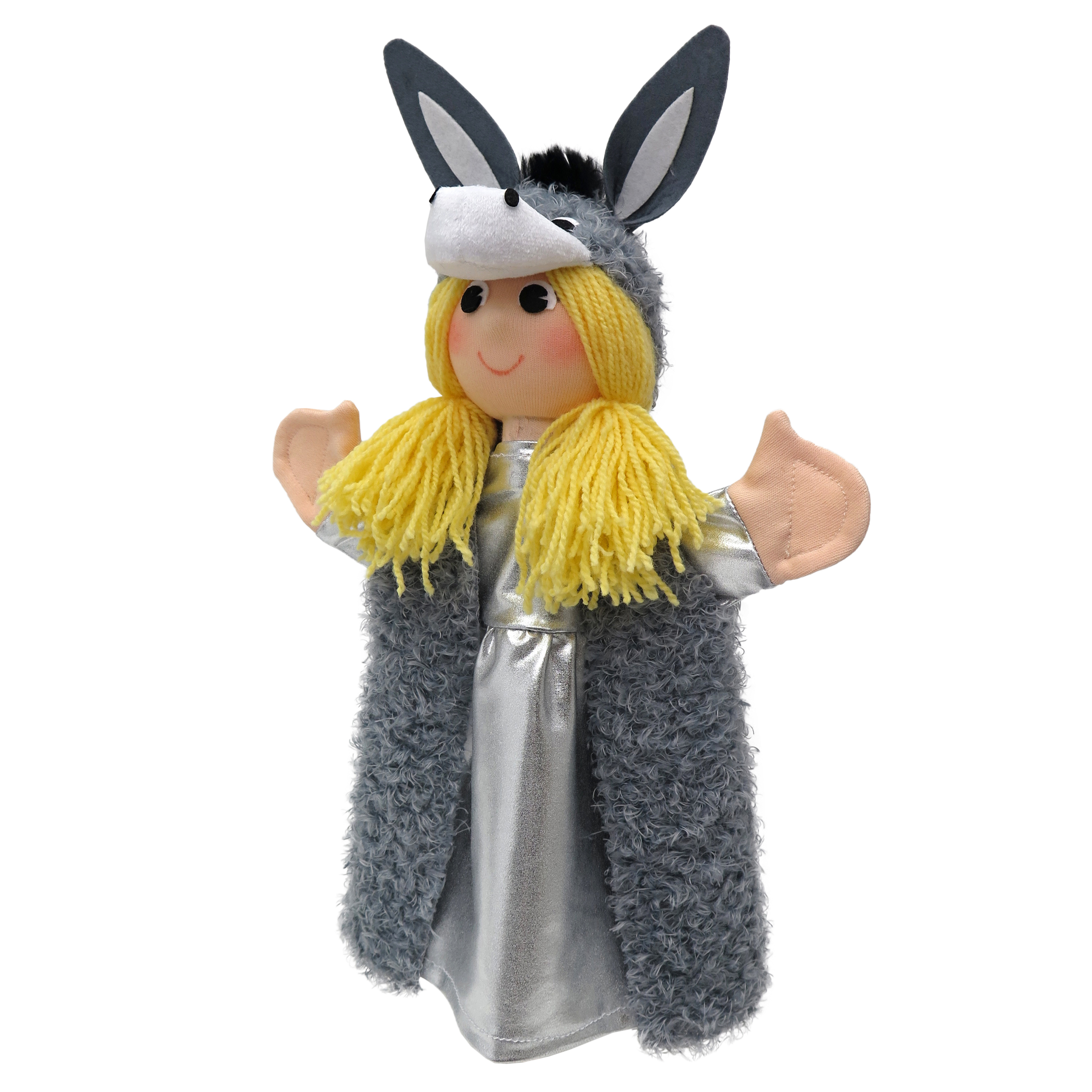 Punch and Judy Hand Puppet Princess Donkeyskin - munabo Punch and Judy Princess Donkeyskin Hand Puppet for Puppet Theatre | munabo