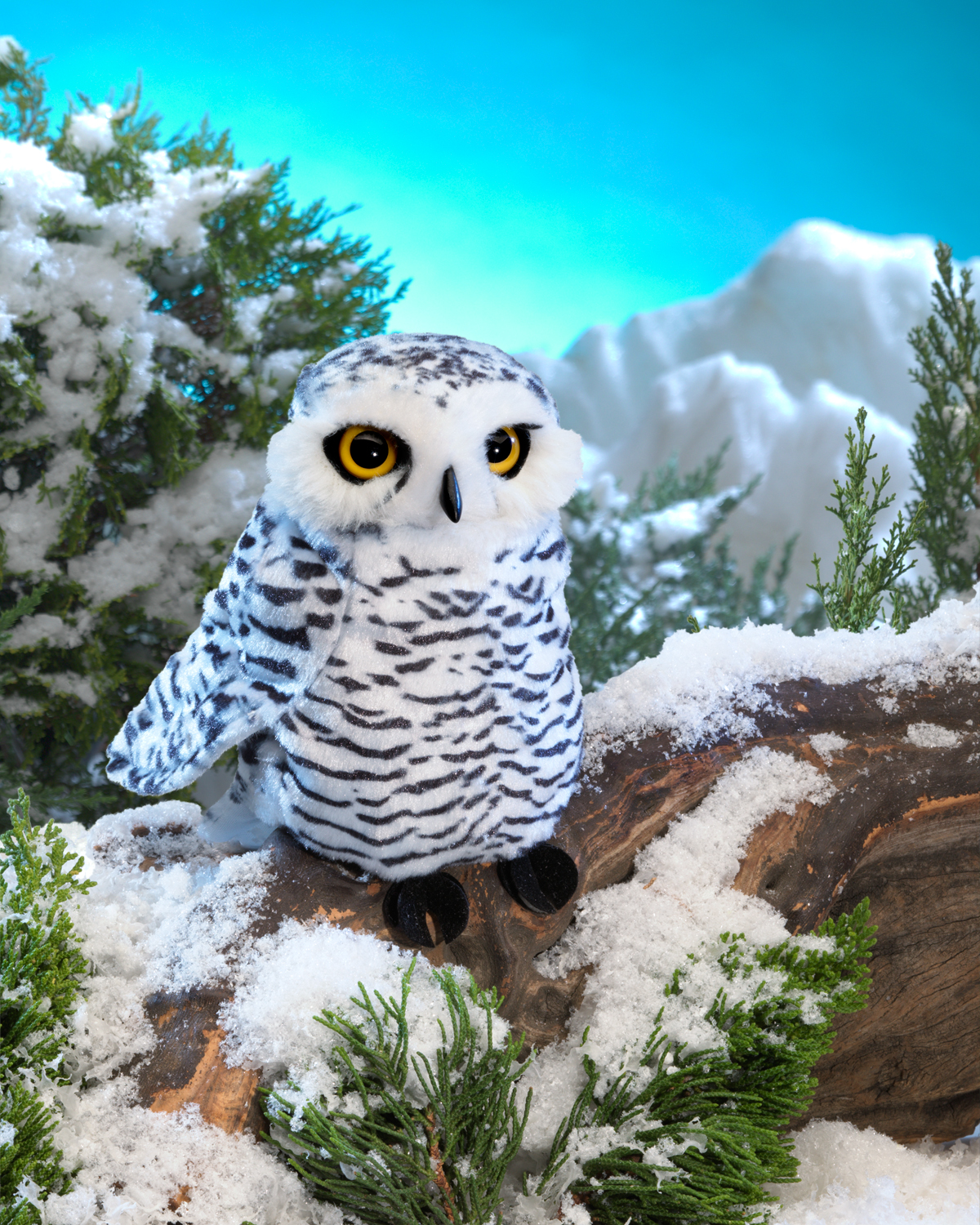 Folkmanis Small Snowy Owl Hand Puppet Folkmanis Small Snowy Owl Hand Puppet - Produktbild 3