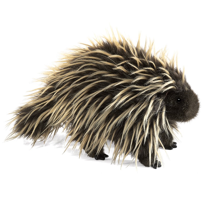 Folkmanis hand puppet porcupine