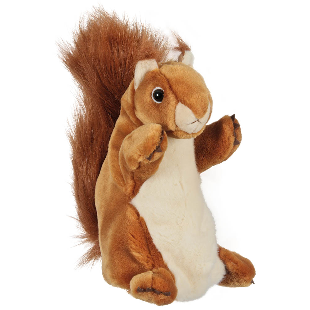 Long sleeved glove puppet squirrel, red - Puppet Company