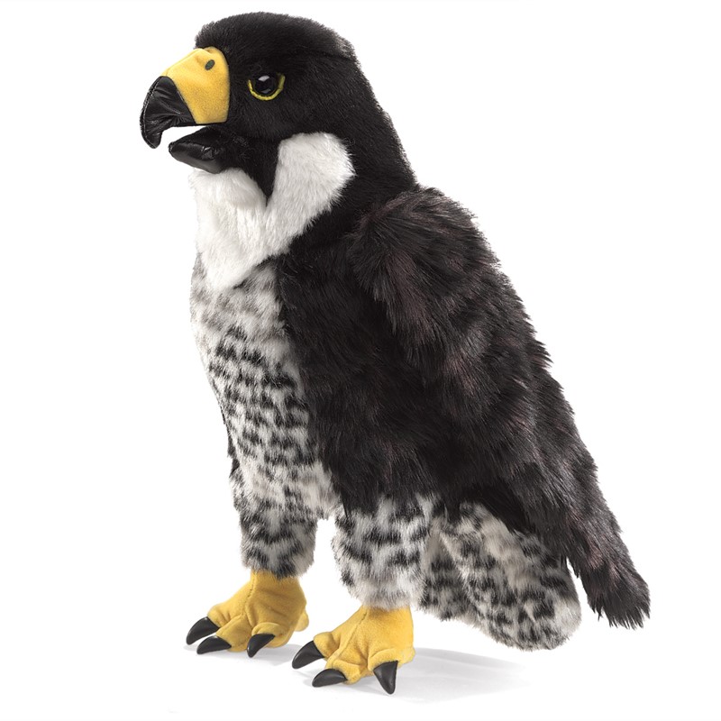 Folkmanis hand puppet peregrine falcon