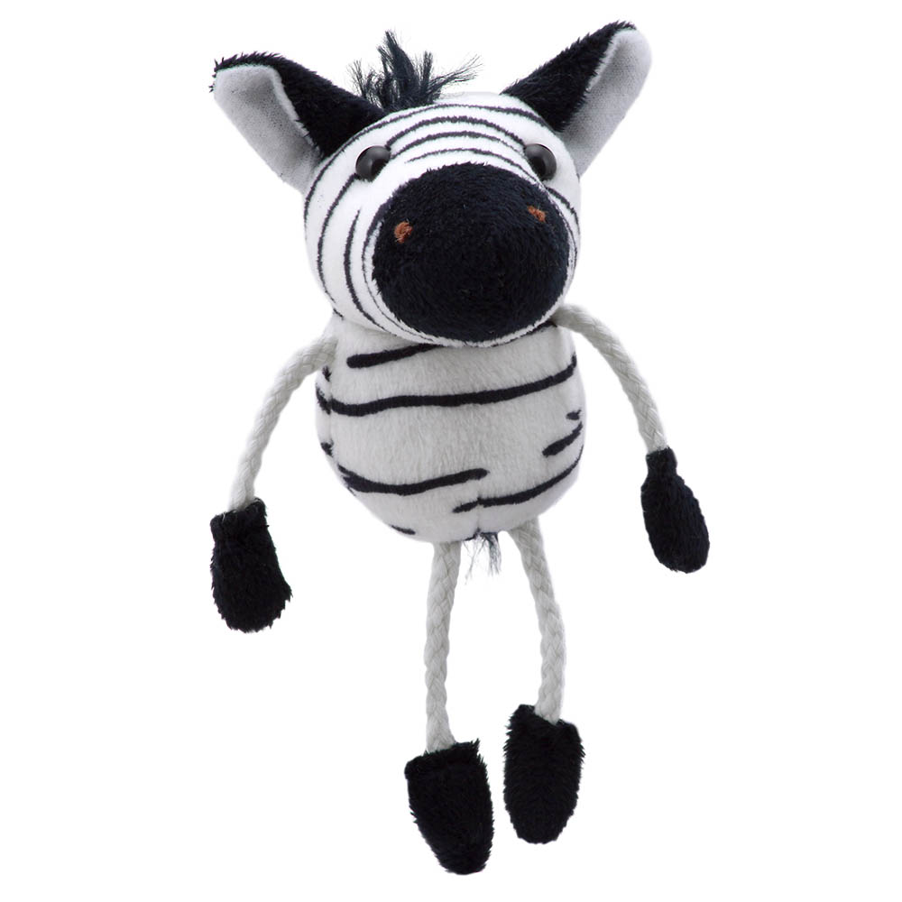 Fingerpuppe Zebra - Puppet Company