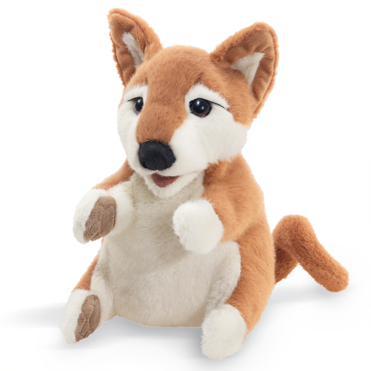 Folkmanis hand puppet Shiba Inu puppy