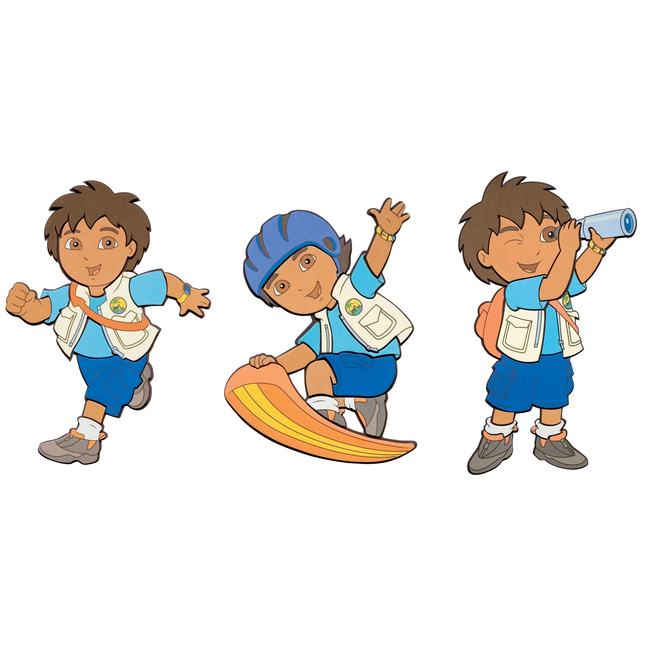 Go Diego Go! 3-teilige Wanddekoration - Decofun Go Diego Go! 3-teilige Wanddekoration - Decofun