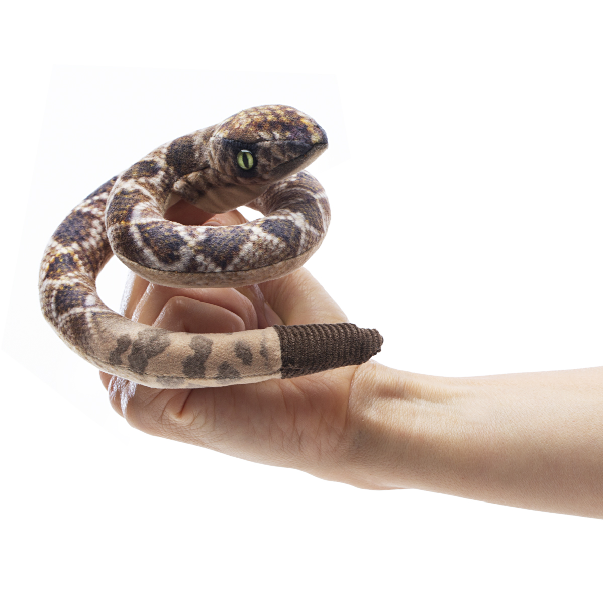 Folkmanis Mini Rattlesnake Finger Puppet Folkmanis Mini Rattlesnake Finger Puppet - Produktbild 3