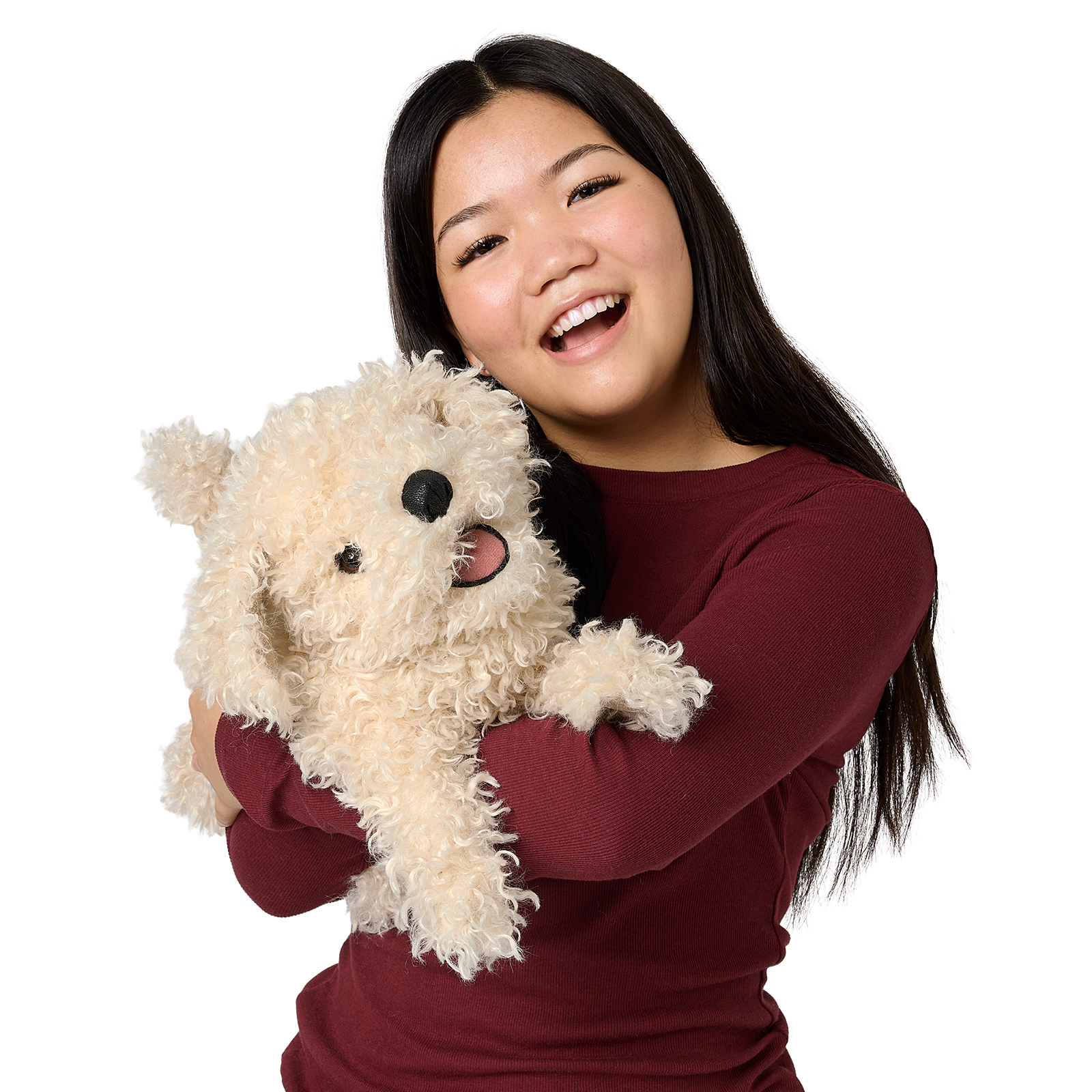 Folkmanis Handpuppe Pudelwelpe, weiß - Produktbild 5