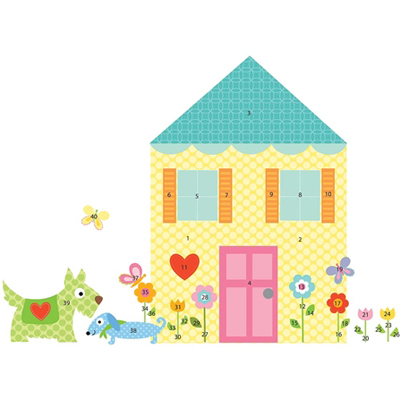 Play house mural - RoomMates for KiDS Play house mural - RoomMates for KiDS - Produktbild 2