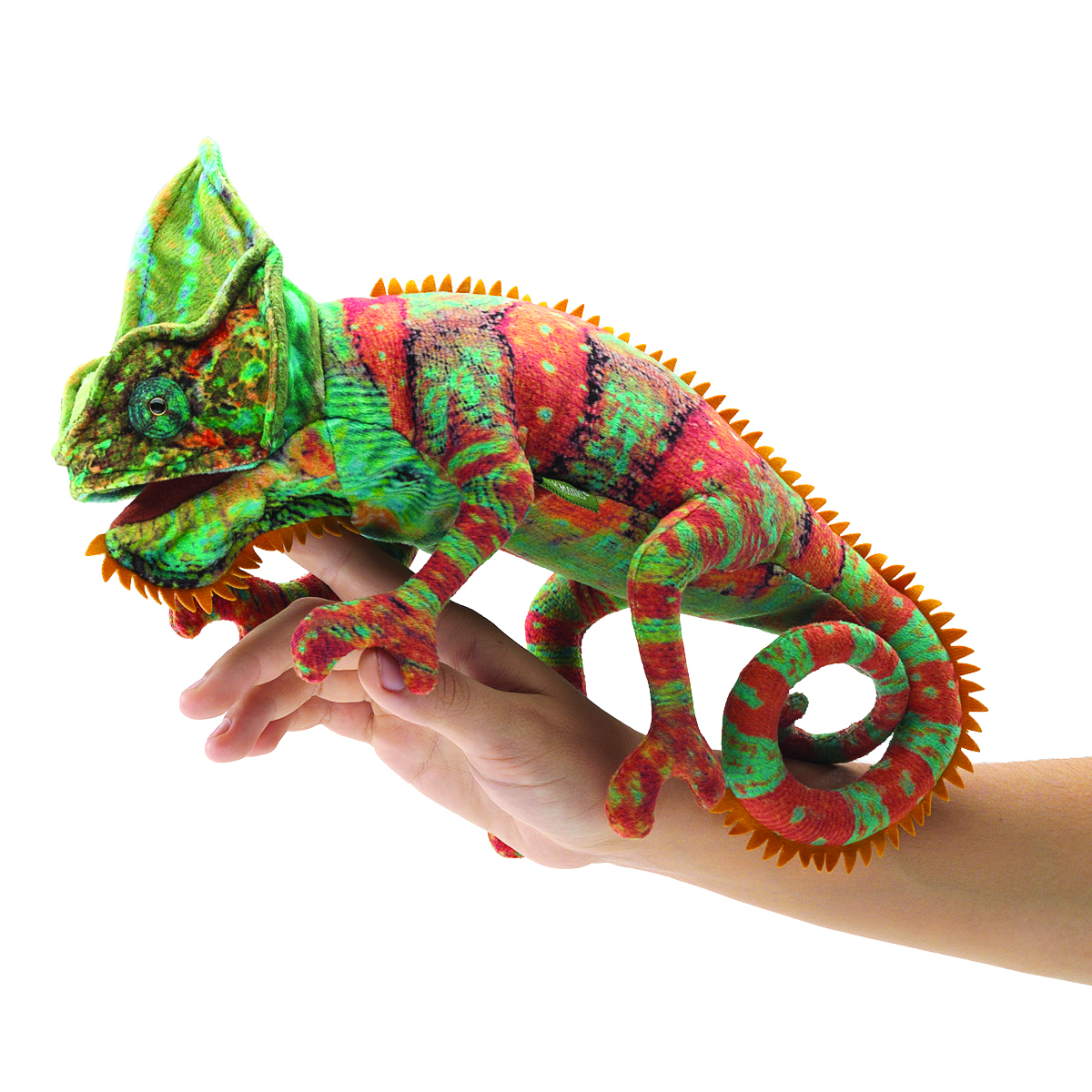 Folkmanis Small Chameleon Hand Puppet Folkmanis Small Chameleon Hand Puppet