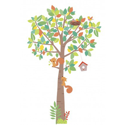 Woodland Creatures Tree Giant Wall Decals - RoomMates for KiDS Woodland Creatures Tree Giant Wall Decals - RoomMates for KiDS - Produktbild 2
