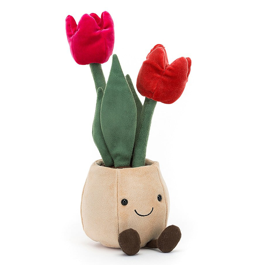 Tulpe - Jellycat Plüschfigur Amuseable Tulip Pot