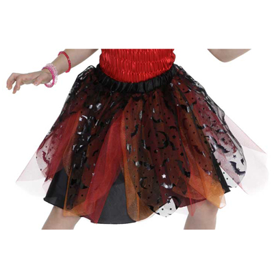 Witch skirt black/red M - Great Pretenders