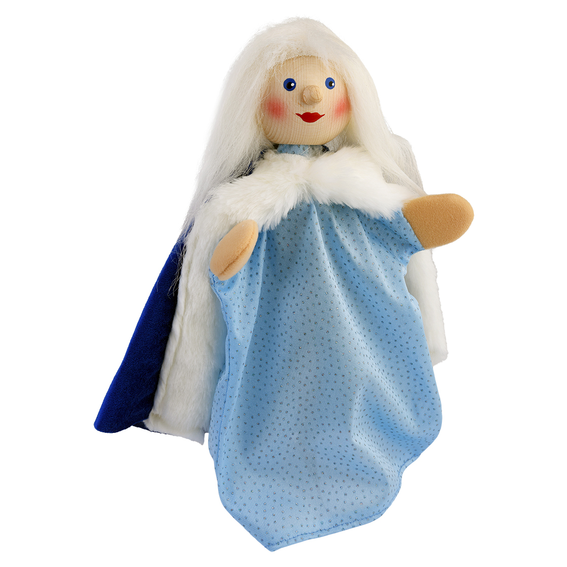 Kasperlepuppe Königin Schneeflocke - Kersa Beni Handpuppe Kasperlepuppe Königin Schneeflocke - Handpuppe fürs Kasperletheater | Kersa Beni