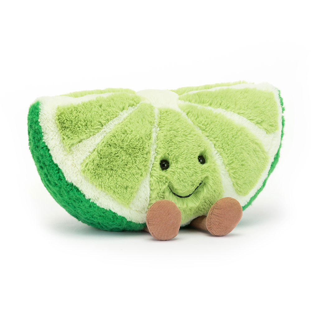 Jellycat Amuseables Slice Of Lime - Plüschfigur Limettenscheibe