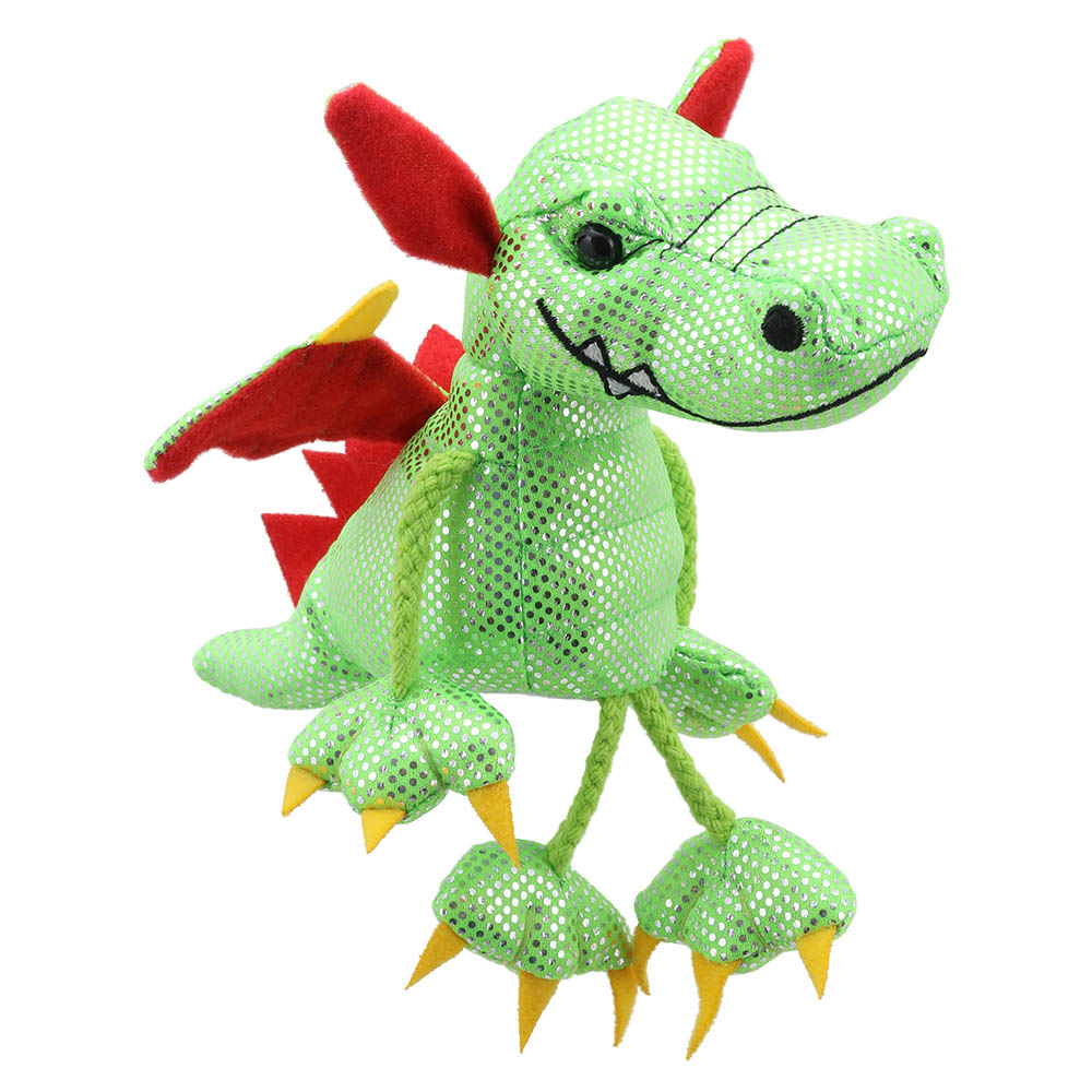 Finger puppet dragon, green - Puppet Company Finger puppet dragon, green - Puppet Company