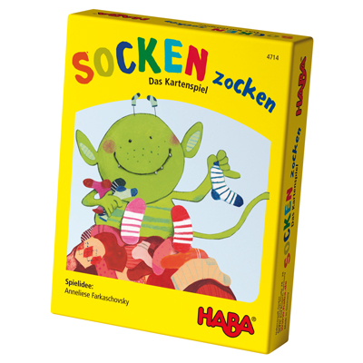 Card game Socken zocken with wooden materials by HABA