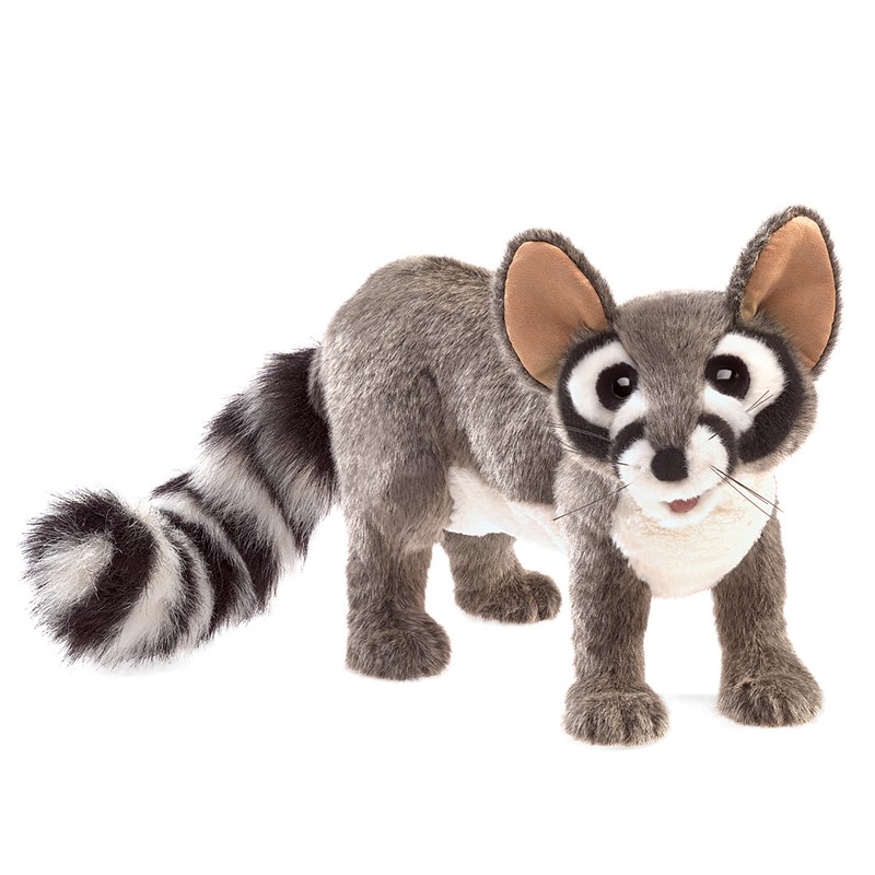 Folkmanis hand puppet ringtail cat