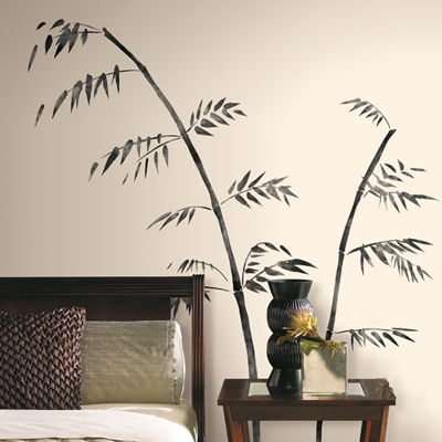 Painted Bamboo Wandbild - RoomMates