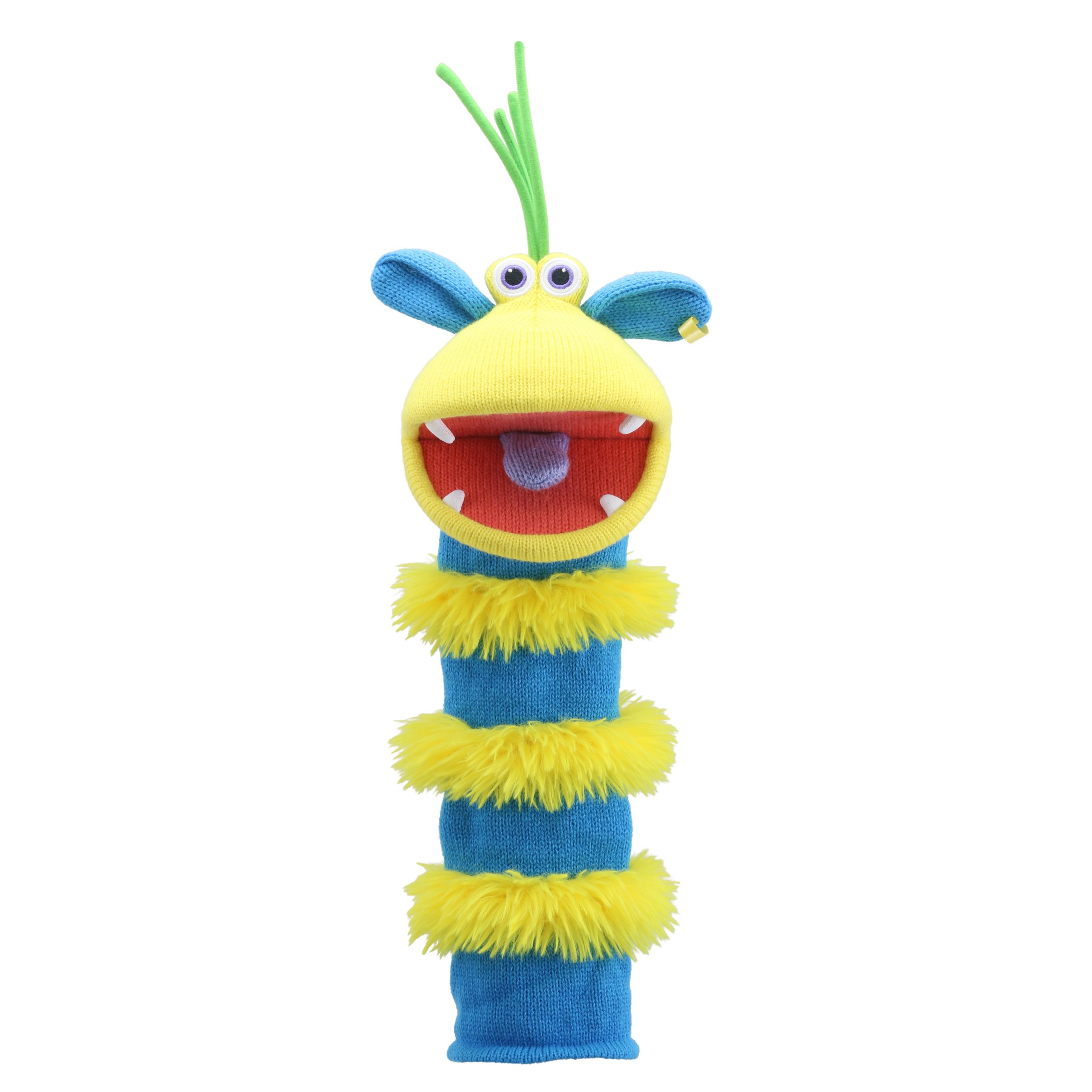 Monster sock hand puppet Ringo with sound - Puppet Company Monster sock hand puppet Ringo with sound - Puppet Company