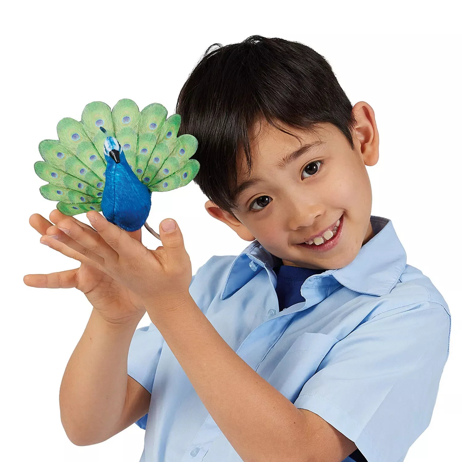 Folkmanis Fingerpuppe mini Pfau Folkmanis Fingerpuppe mini Pfau - Produktbild 7