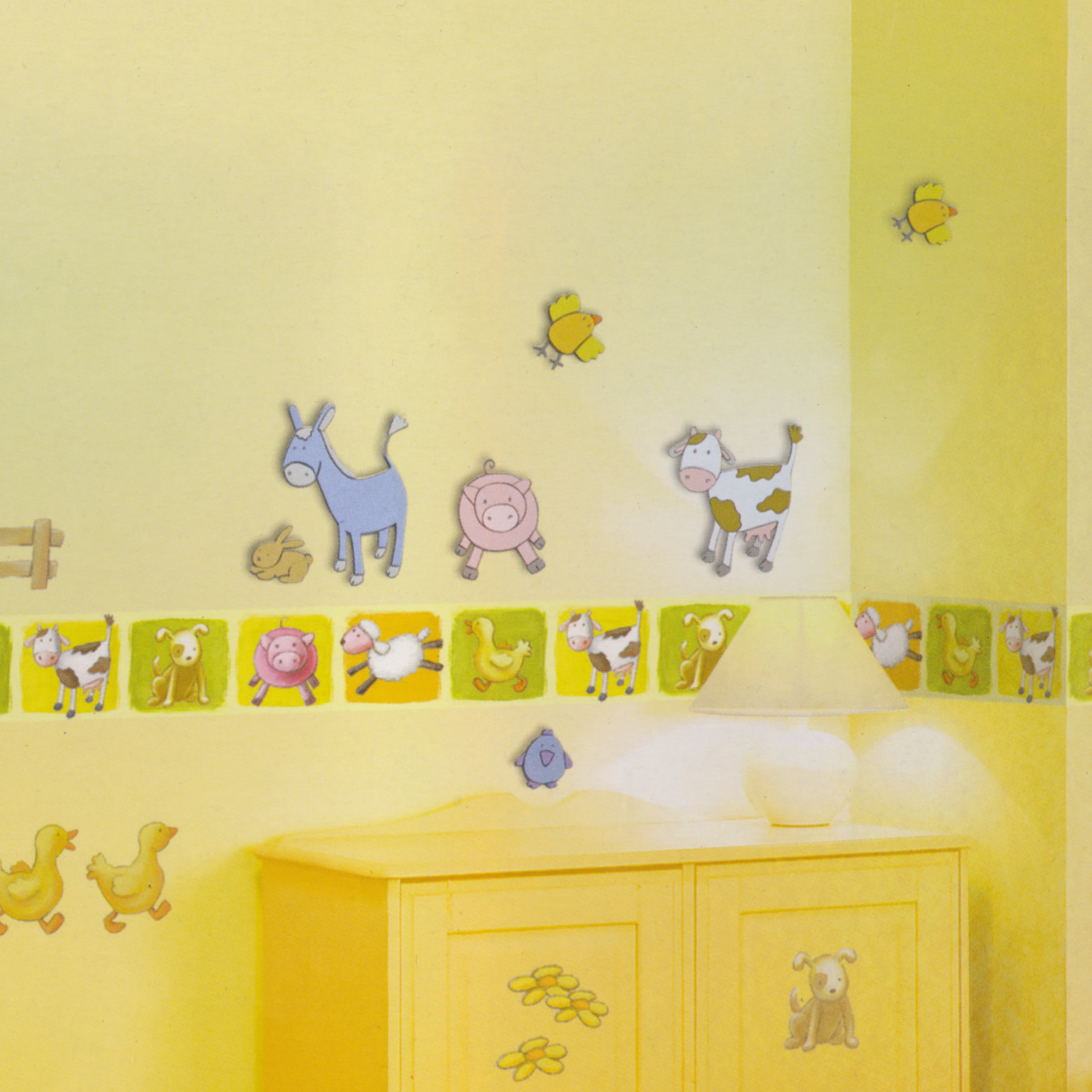 Animal Farm mini Wanddekoration - Decofun - Produktbild 3