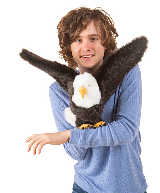 Folkmanis Bald Eagle Hand Puppet Folkmanis Bald Eagle Hand Puppet - Produktbild 4
