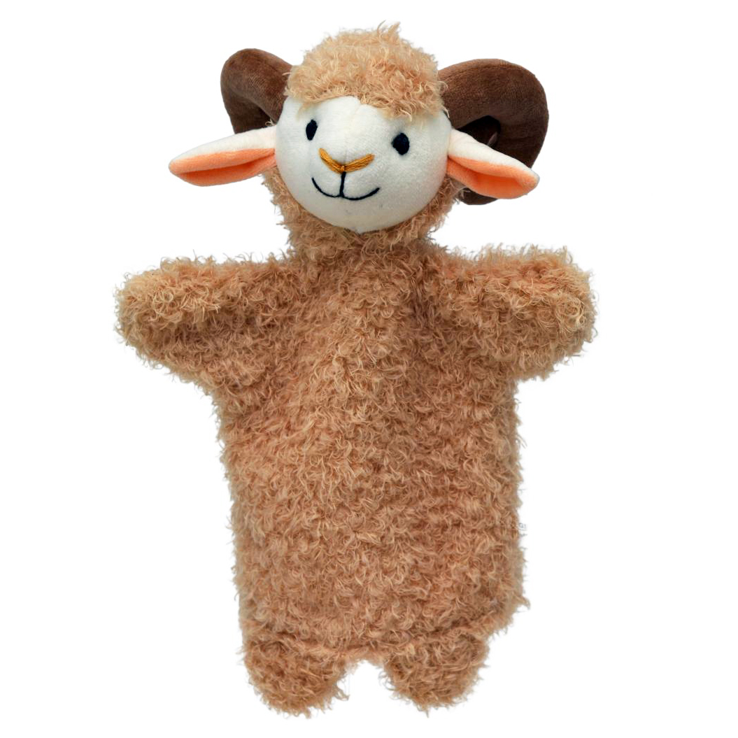Punch and Judy Hand Puppet Lamb - munabo Punch and Judy Lamb Hand Puppet for Puppet Theatre | munabo