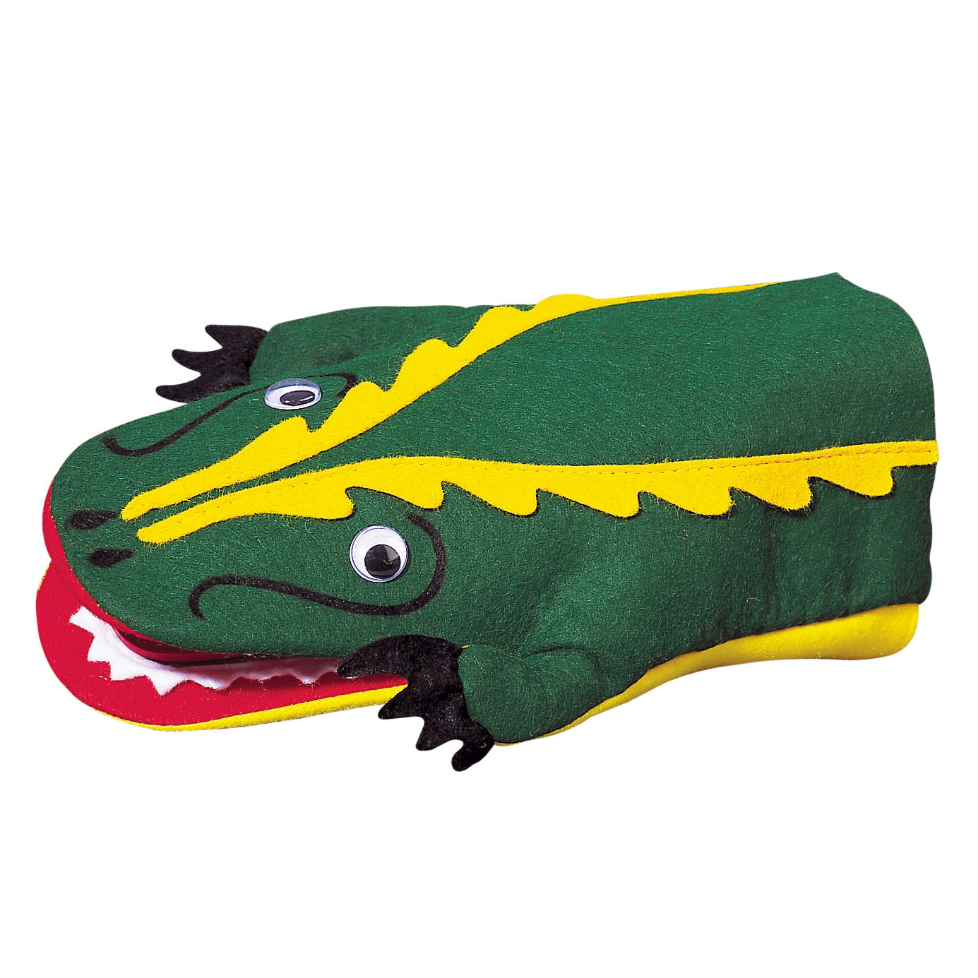Handpuppe Krokodil mit Klapper - KERSA Classic