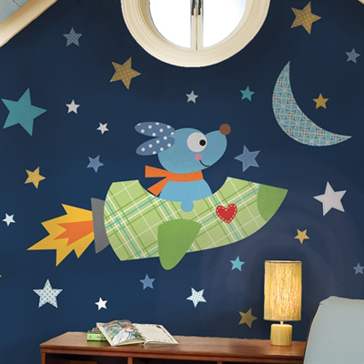 Rocketdog Peel & Stick Giant Wall Decals - RoomMates for KiDS