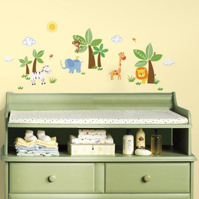 Dschungelfreunde Wandsticker - RoomMates for KiDS Dschungelfreunde Wandsticker - RoomMates for KiDS