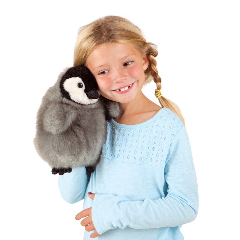 Folkmanis Baby Emperor Penguin Hand Puppet Folkmanis Baby Emperor Penguin Hand Puppet - Produktbild 5