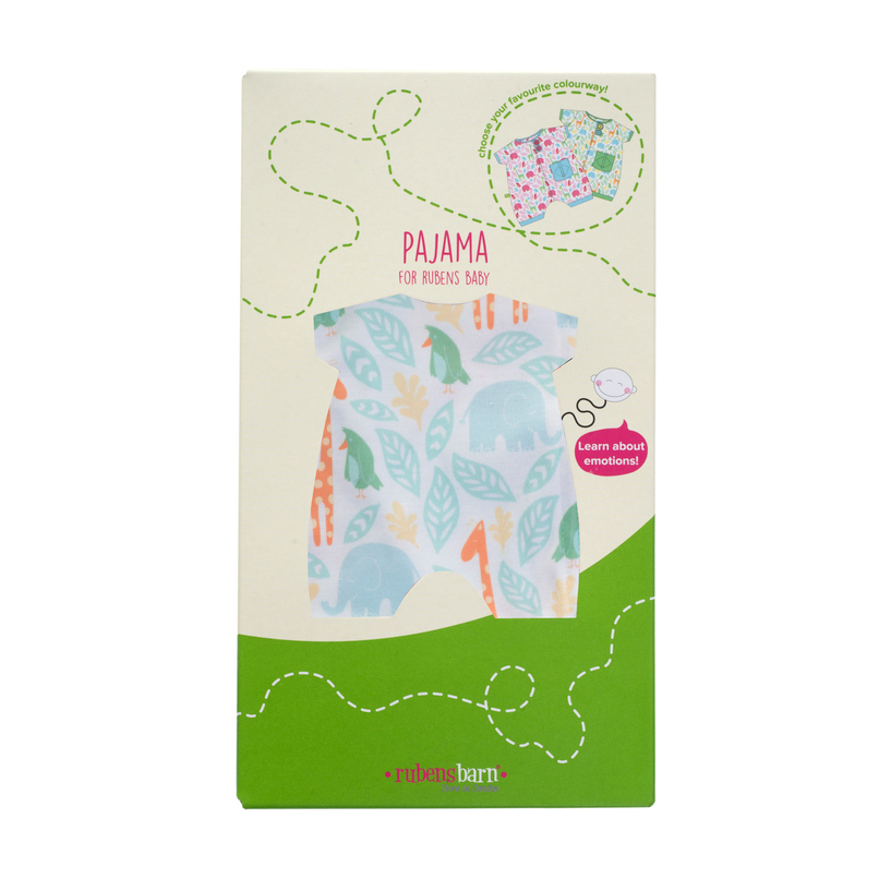 Pocket Friends Schlafanzug, grün für Rubens Babies von Rubens Barn Pocket Friends Schlafanzug, grün für Rubens Babies von Rubens Barn - Produktbild 4