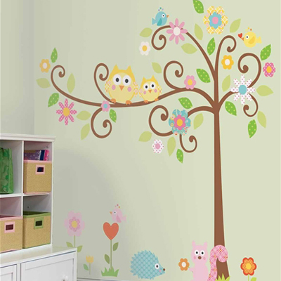 Scroll Tree Wandbild - RoomMates for KiDS Scroll Tree Wandbild - RoomMates for KiDS