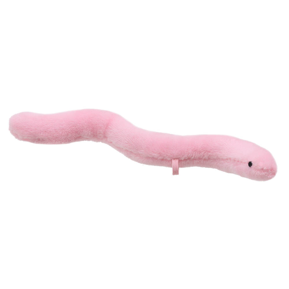 Fingerpuppe Wurm (rosa) - Puppet Company