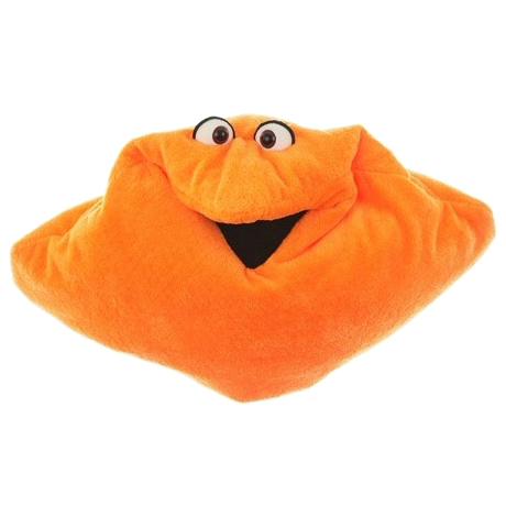Living Puppets kissing pillow orange Living Puppets kissing pillow orange