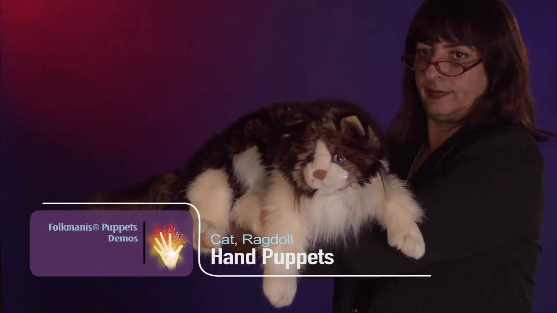 Video 1: Folkmanis Handpuppe wuschelige Katze