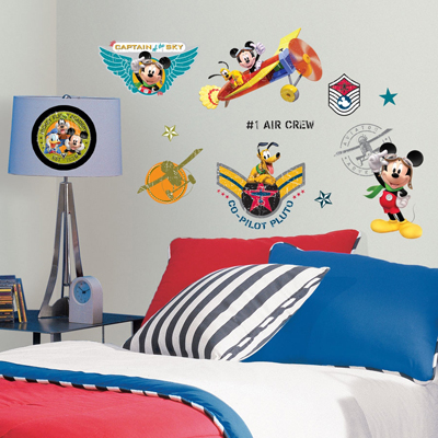 Mickey Mouse Clubhouse Pilot Wall Decals - RoomMates for KiDS