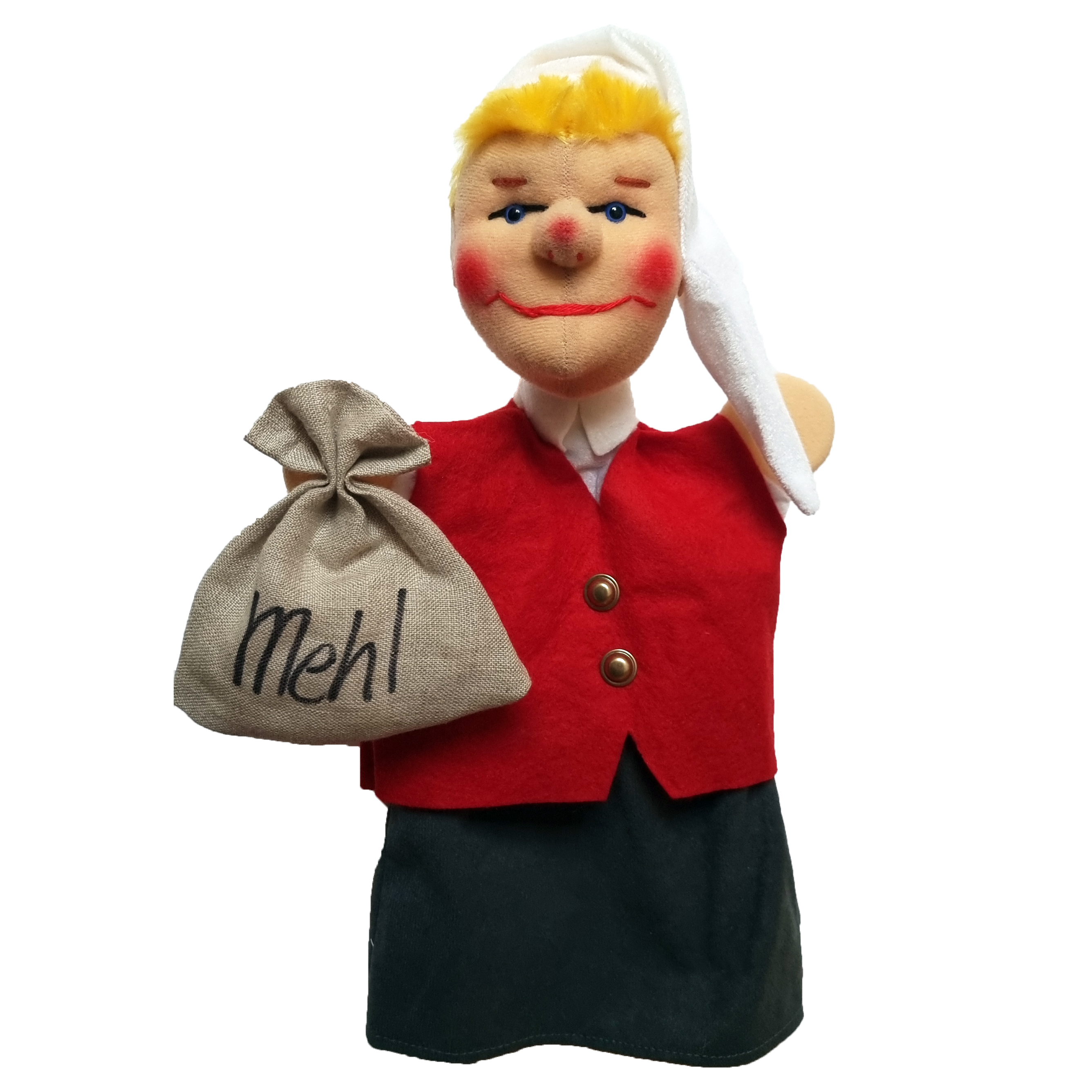 Kasperlepuppe Bäcker Leo - Kersa Classic Handpuppe Kasperlepuppe Bäcker Leo - Handpuppe fürs Kasperletheater | Kersa Classic