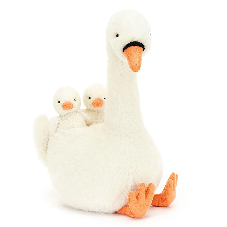 Featherful Swan - cuddly toy from Jellycat