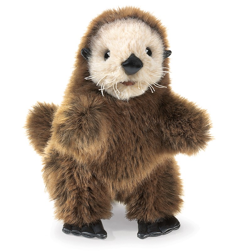 Folkmanis Baby Sea Otter Hand Puppet Folkmanis Baby Sea Otter Hand Puppet