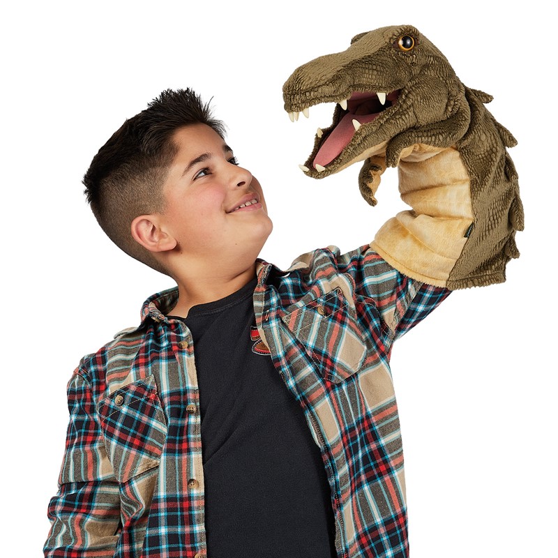 Folkmanis Crocodile Hand Puppet (Stage Puppet) Folkmanis Crocodile Hand Puppet (Stage Puppet) - Produktbild 5